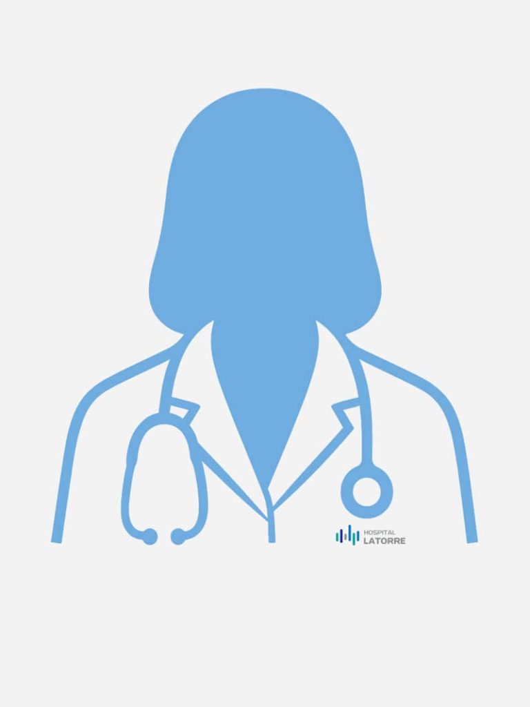 Silueta de una doctora